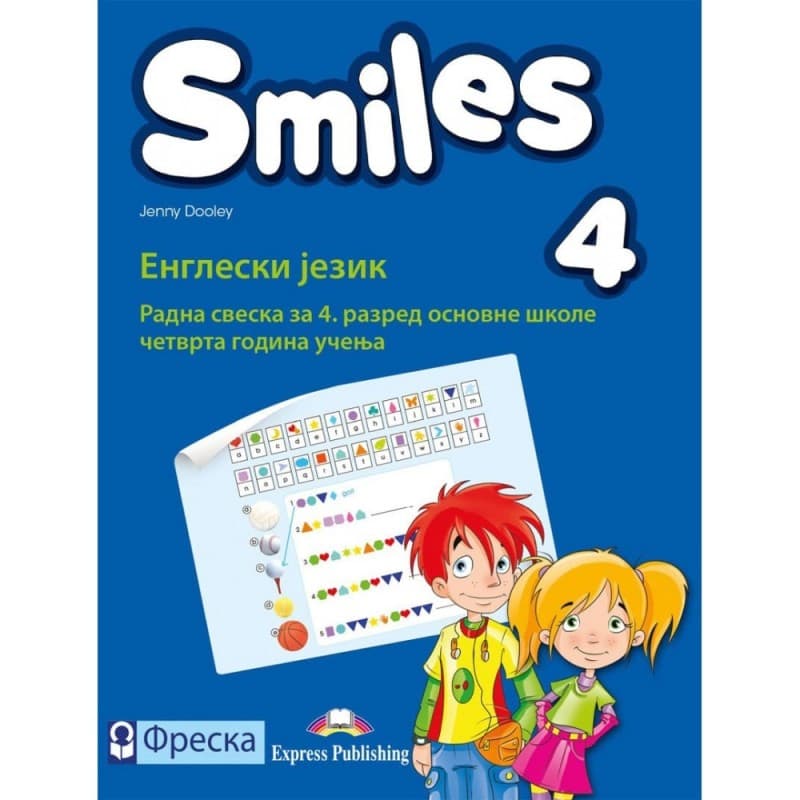 Engleski jezik 4-Radna sveska-Smiles 4