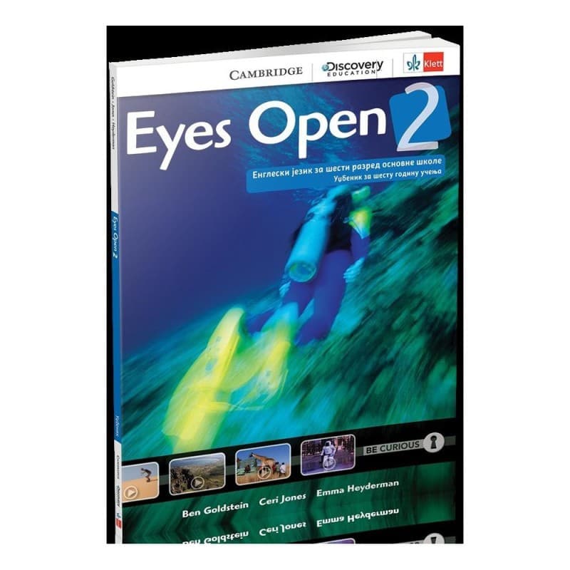 „Eyes open 2“, udžbenik