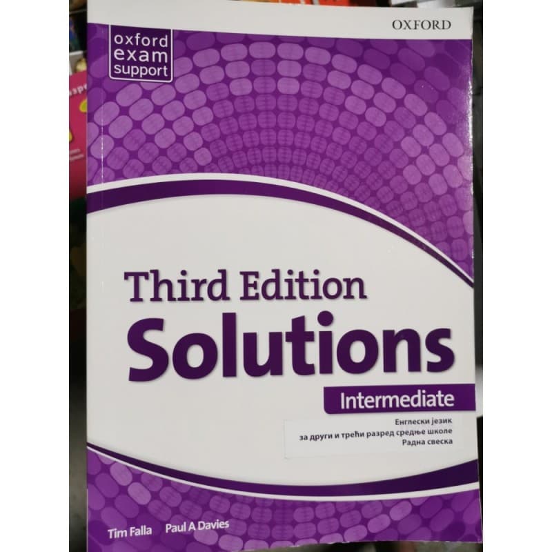 Solutions Intermediate, radna sveska - Third edition