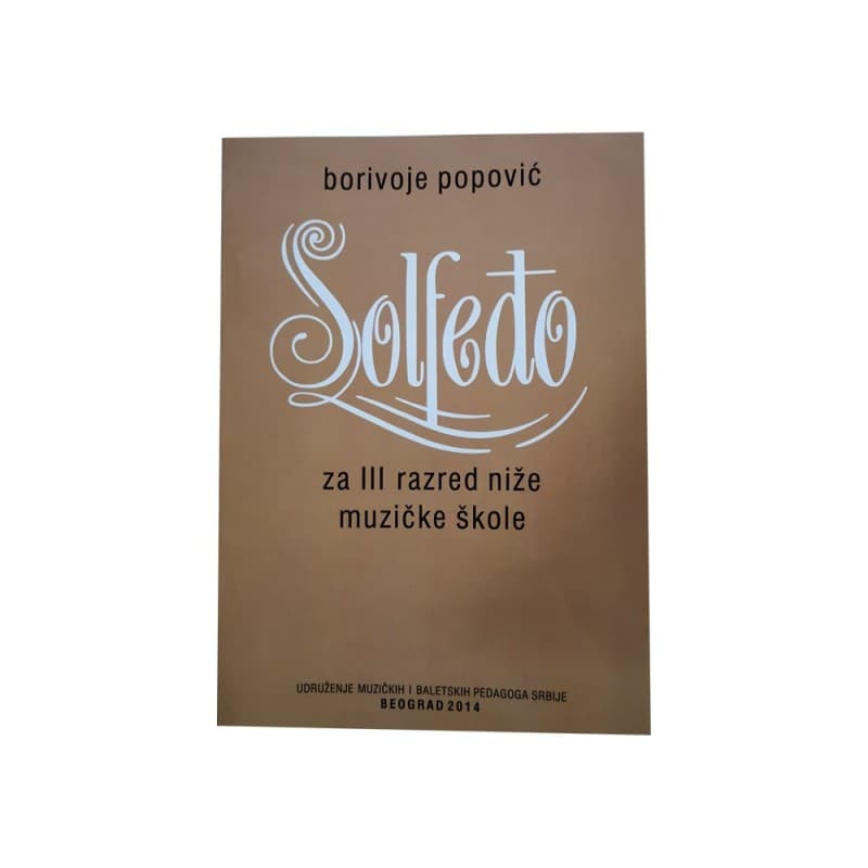 Solfeđo za 3. razred niže muzičke škole