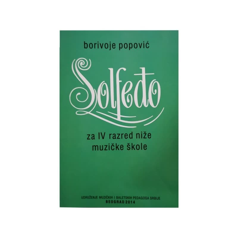Solfeđo za četvrti razred niže muzičke škole