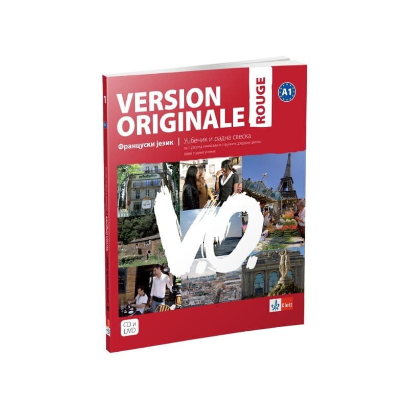 Version originale rouge, udzbenik + radna sveska