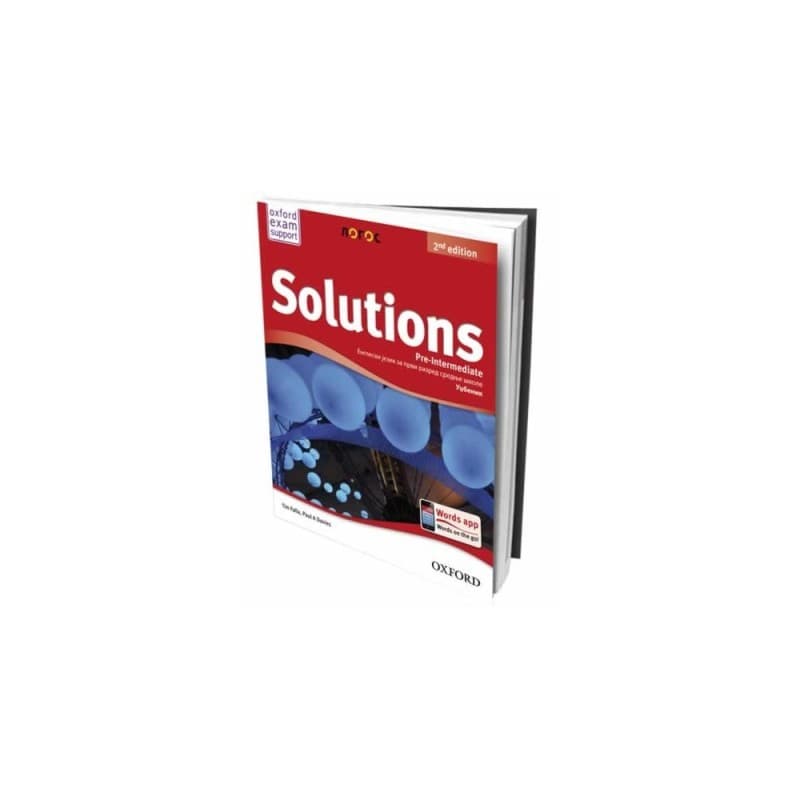 Solutions 2nd Edition PreIntermediate - udžbenik za prvi razred srednje škole