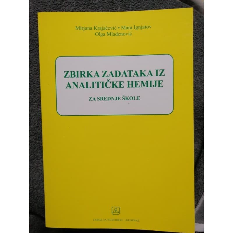Zbirka zadataka iz analitičke hemije
